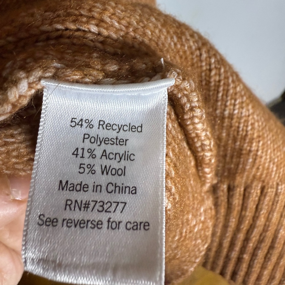Nine West Cozy Brown Knit long Cardigan size XXL - Picture 5 of 8